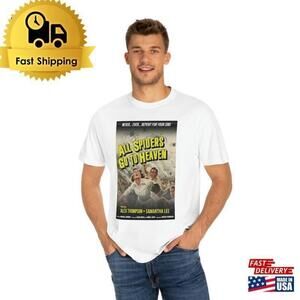 All Spiders Go To Heaven Horror Aesthetic Graphic Unisex T-Shirt